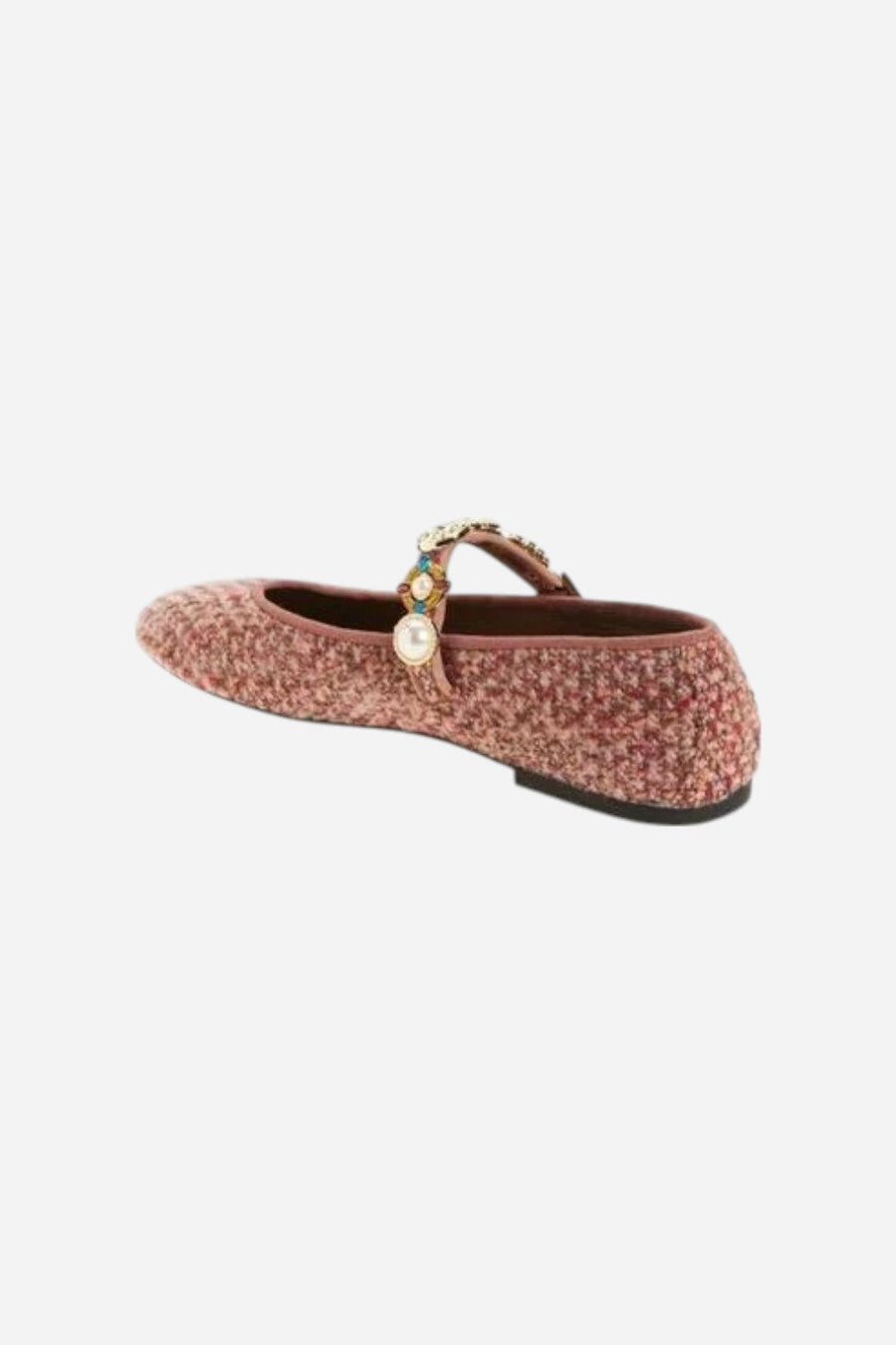 Jeffrey Campbell Amarissa in Pink Tweed – side view