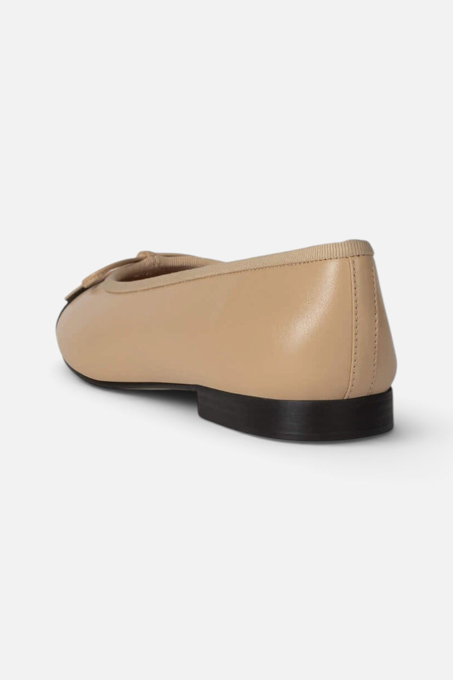 Jeffrey Campbell Arabesque Cap Toe Flat in Natural Black – side view