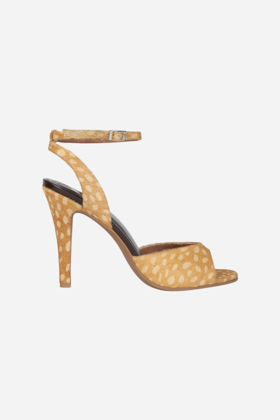 Jeffrey Campbell Bar-Hop-F in Sand Cream Dot – front view
