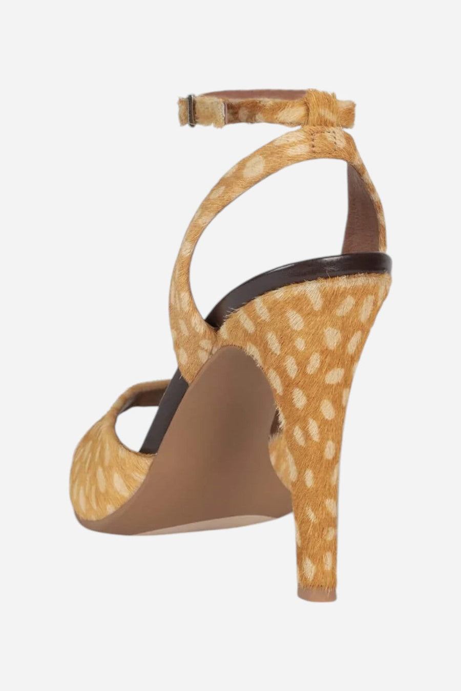 Jeffrey Campbell Bar-Hop-F in Sand Cream Dot – side view