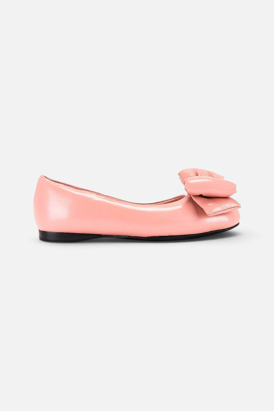 Jeffrey Campbell Bow-Out Bow Flats in Pink – back view