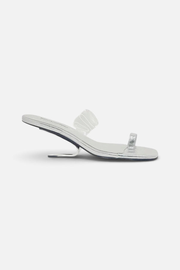 Jeffrey Campbell Calculate in Clear/Silver
