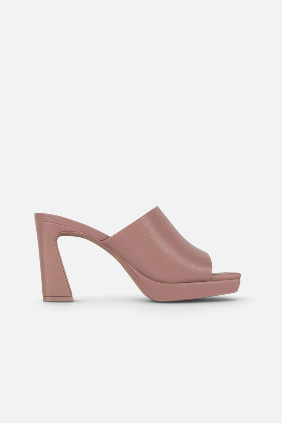Jeffrey Campbell Caviar Mule in Blush – side view