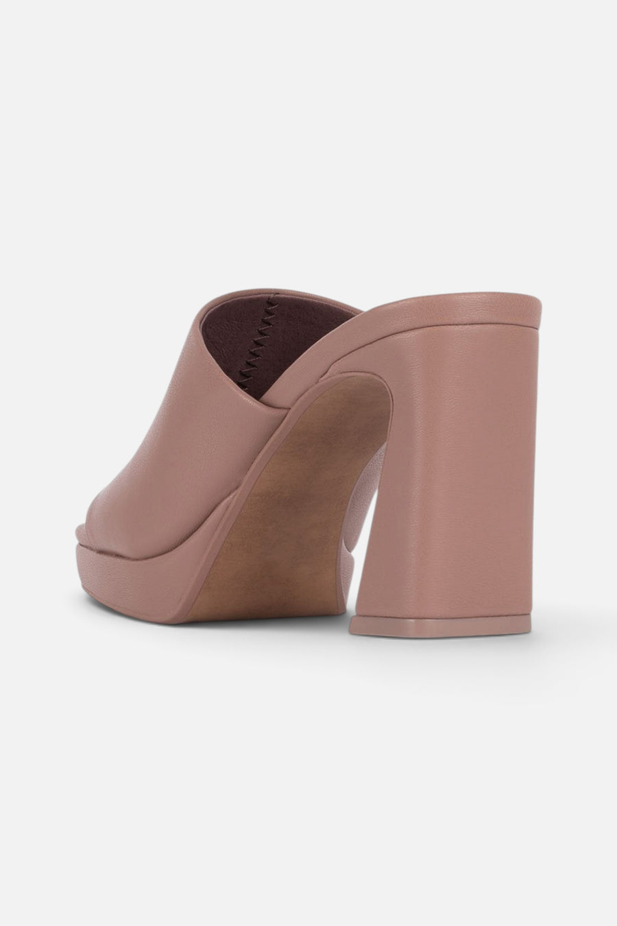 Jeffrey Campbell Caviar Mule in Blush – side view