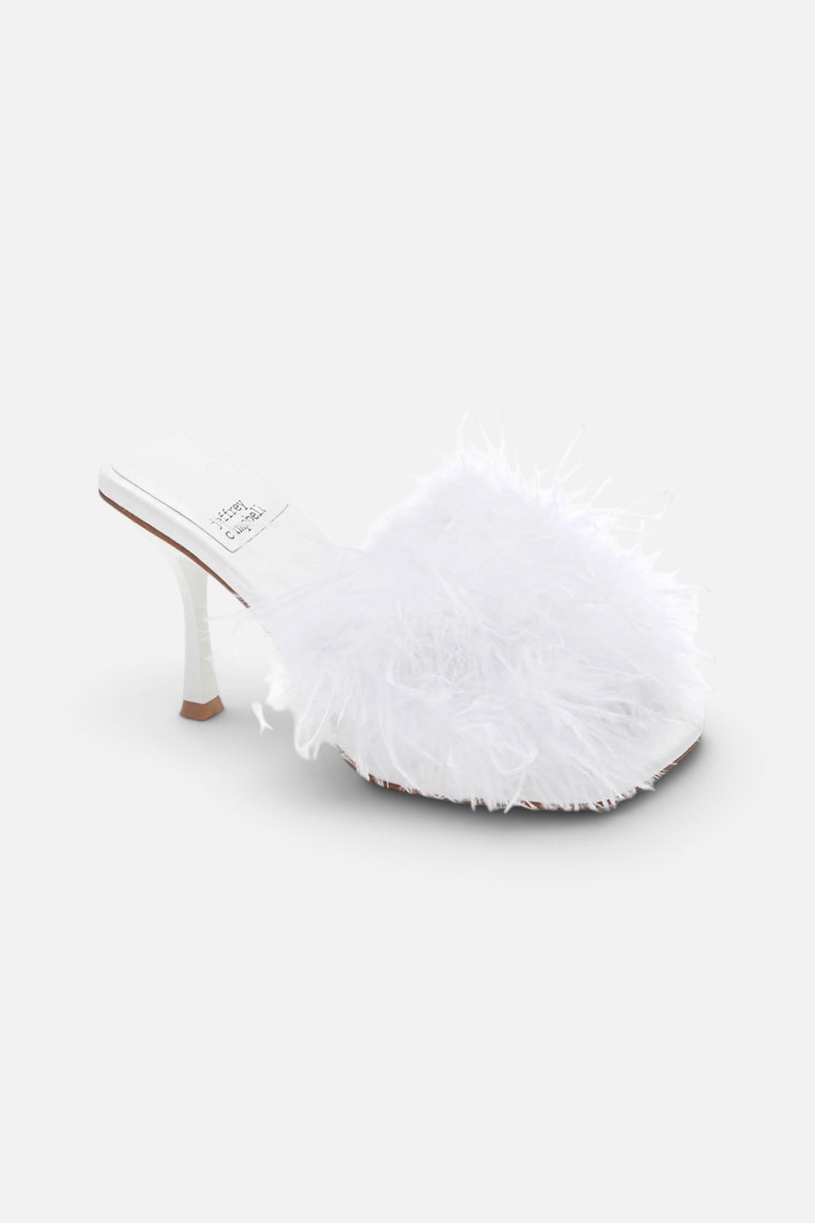 Jeffrey Campbell Chauffeur Heels In White Combo – back view