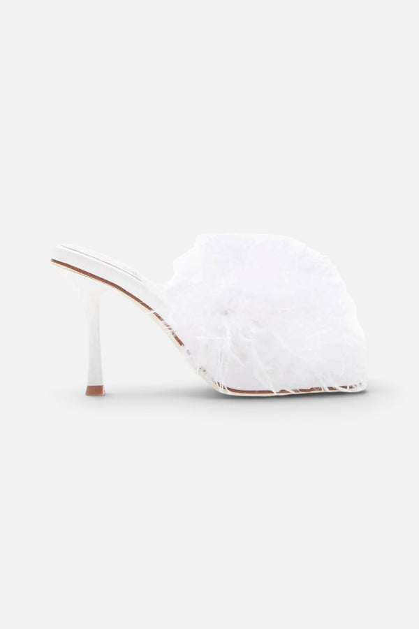 Jeffrey Campbell Chauffeur Heels In White Combo