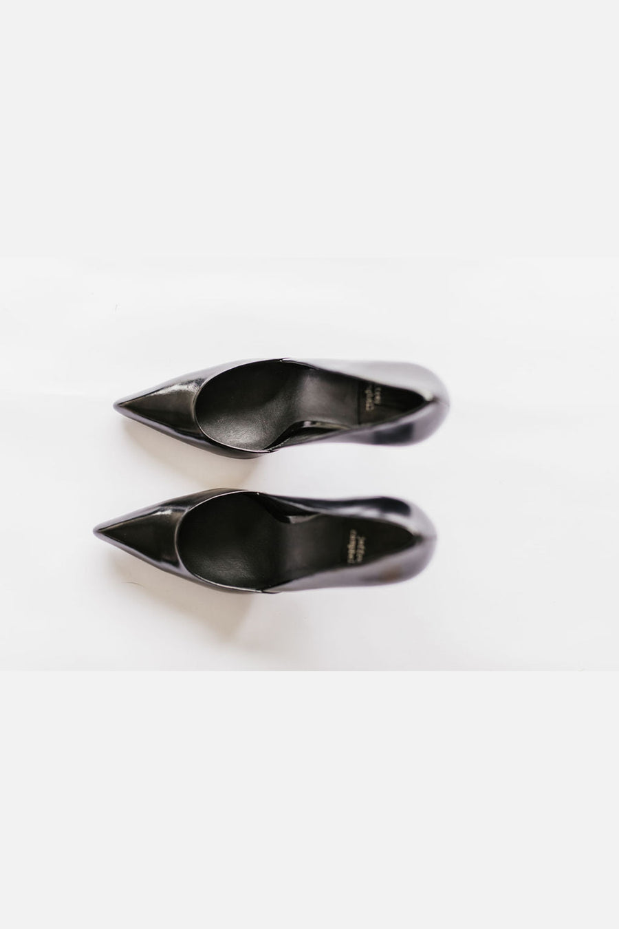 Jeffrey Campbell Convince Dress Pump in Black Leather – side view