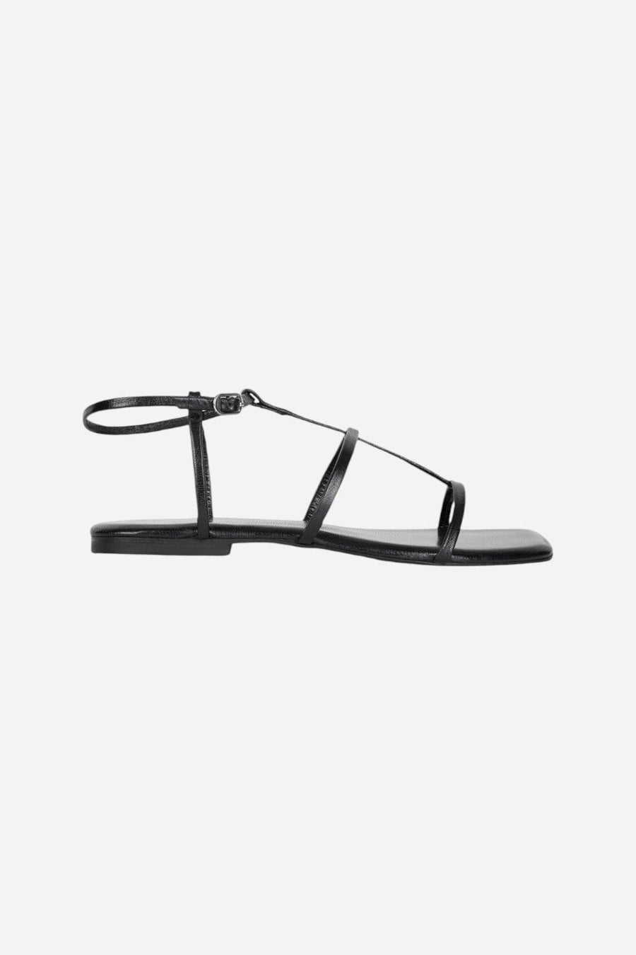 Jeffrey Campbell Corinth Sandals in Black – front view