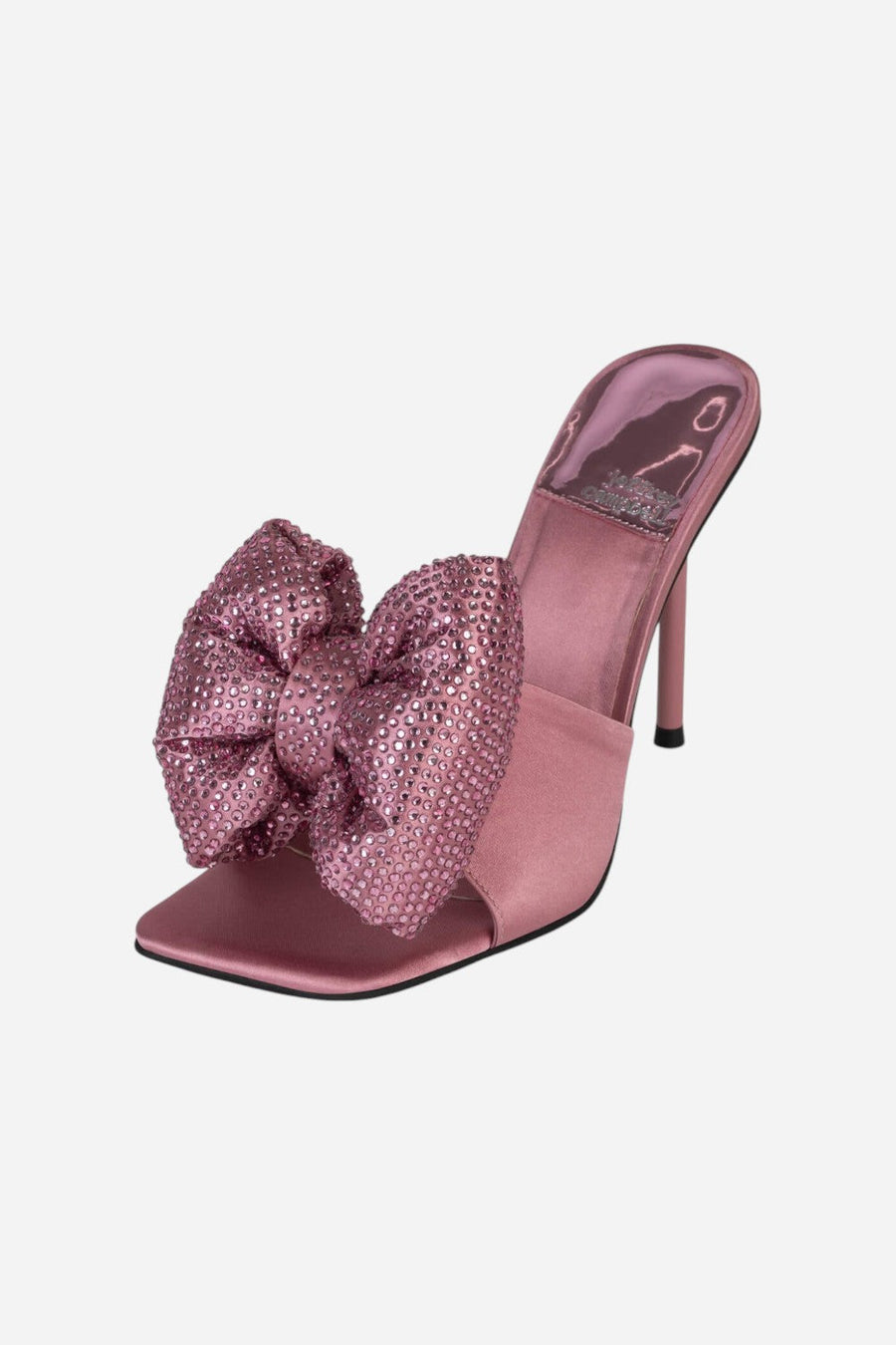 Jeffrey Campbell Deedee-J Heels in Pink Satin – back view