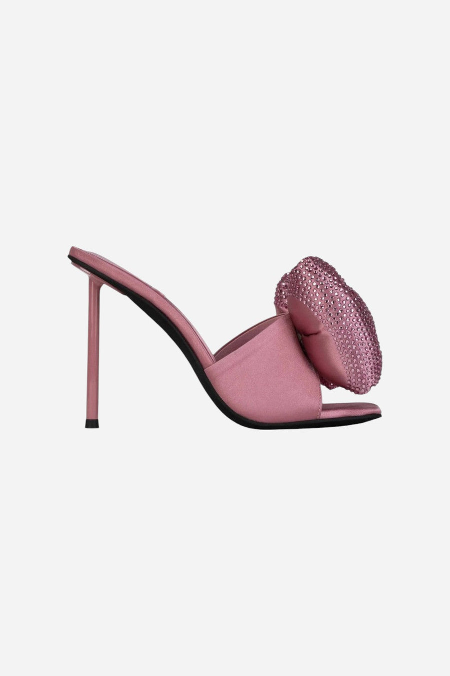 Jeffrey Campbell Deedee-J Heels in Pink Satin – front view