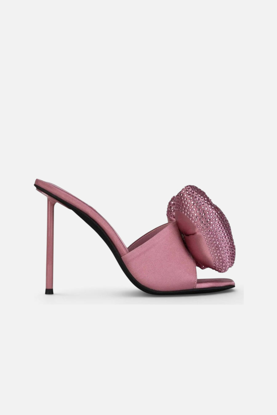 Jeffrey Campbell Deedee-J Heels in Pink Satin – side view