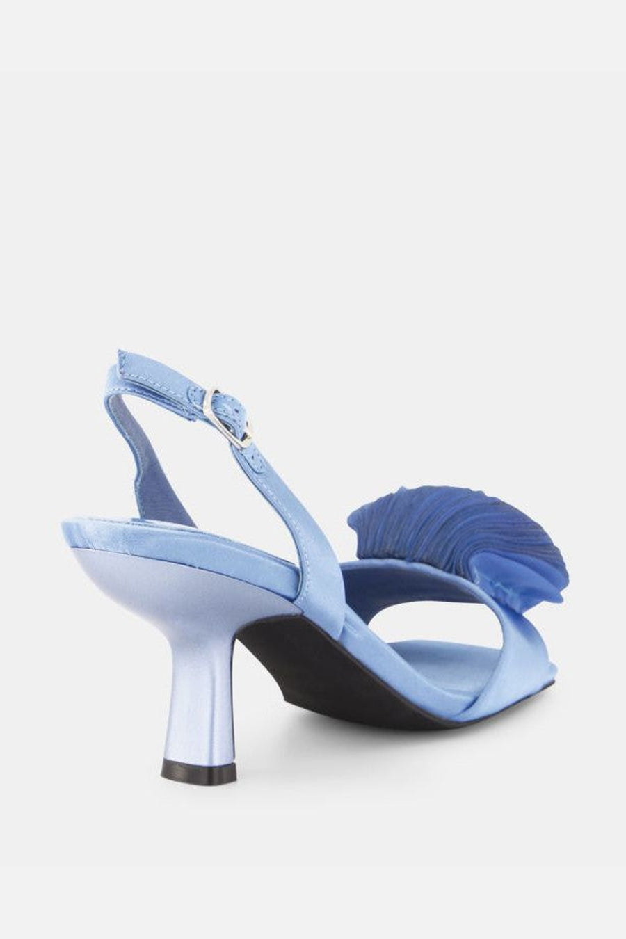 Jeffrey Campbell Duffy Heels in Blue Satin – alternate