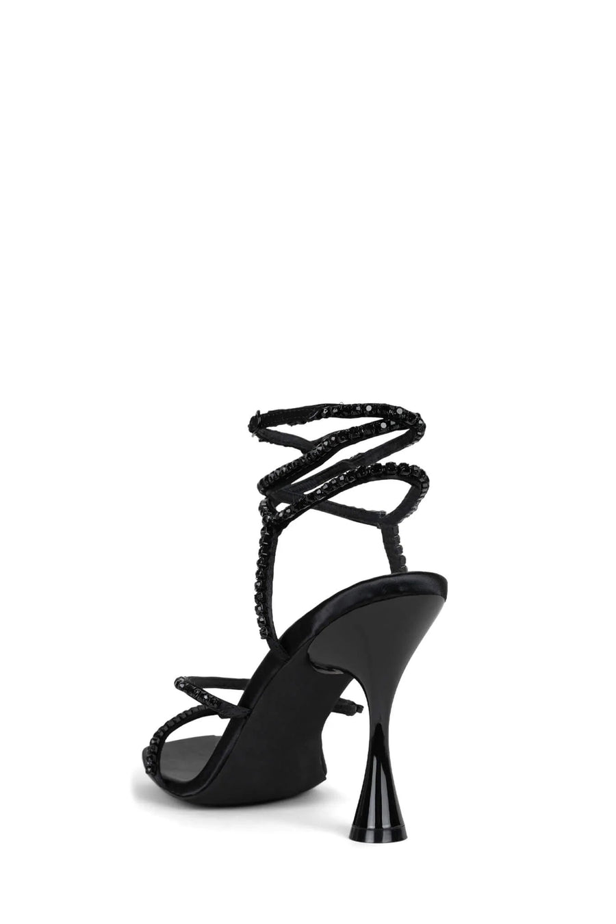 Jeffrey Campbell Glamorous Black Satin Black – detail