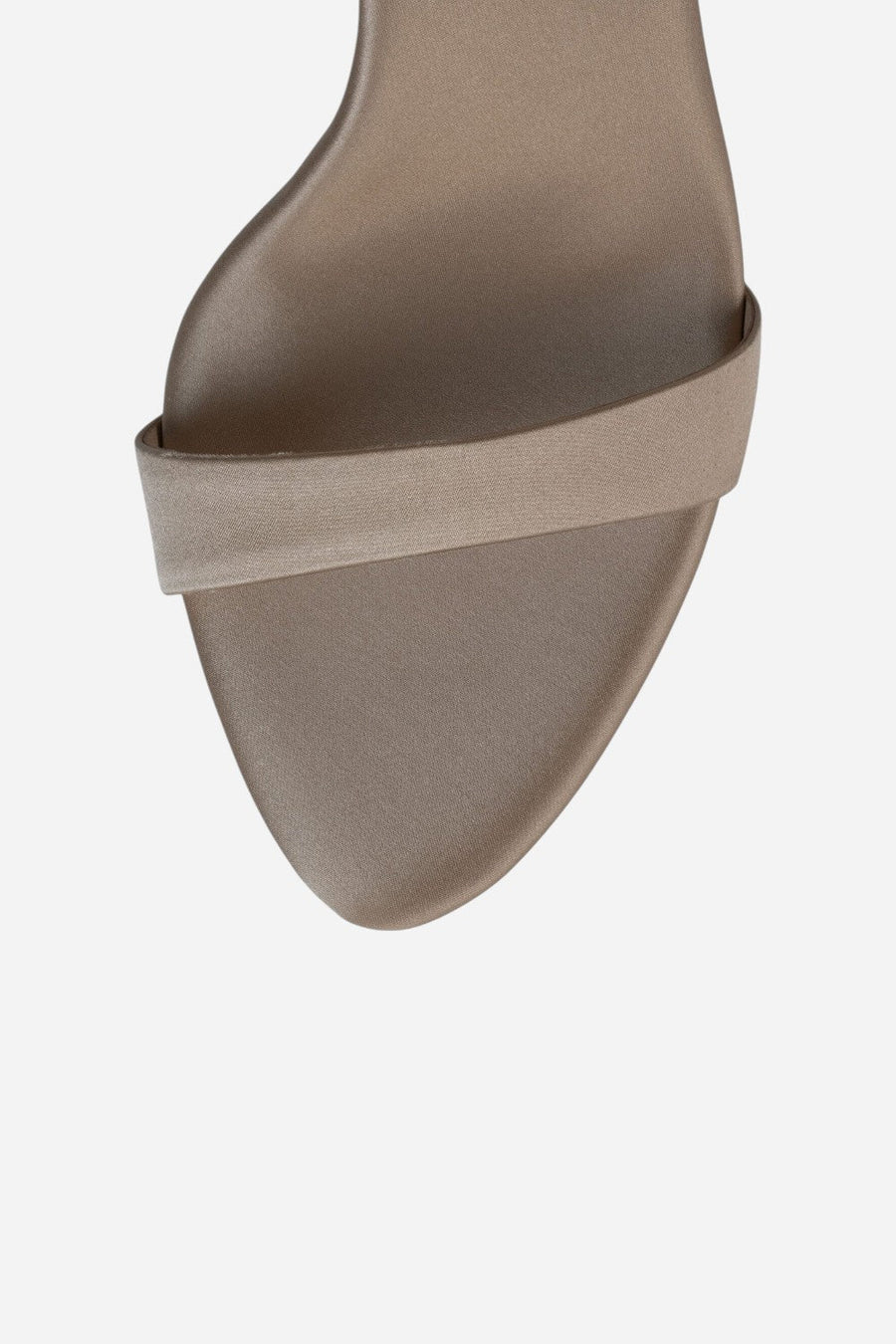 Jeffrey Campbell Go-Getter in Champagne Satin – detail