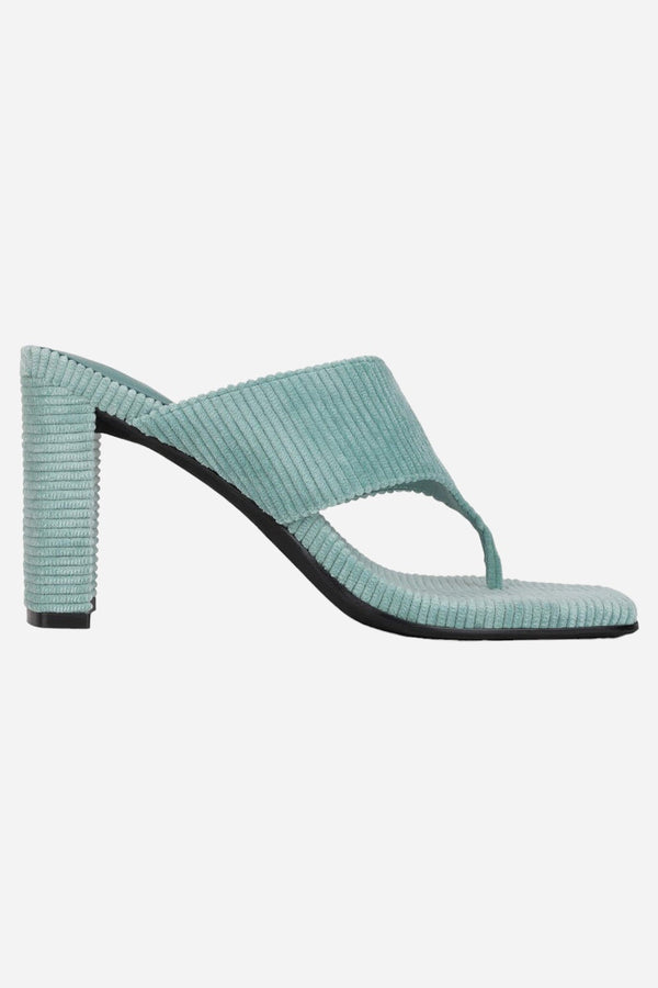 Jeffrey Campbell Heatin-Up Heels in Mint Corduroy