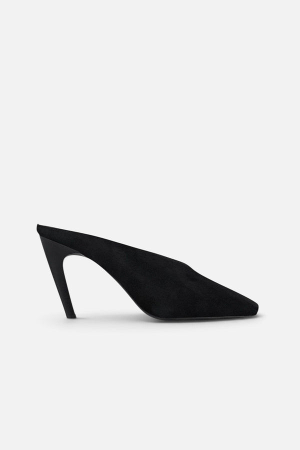 Jeffrey Campbell Hoof-It in Black Suede Combo