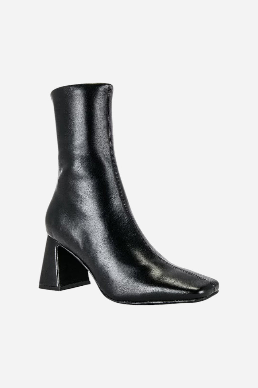 Jeffrey Campbell Jerema Ankle Boot in Black – back view