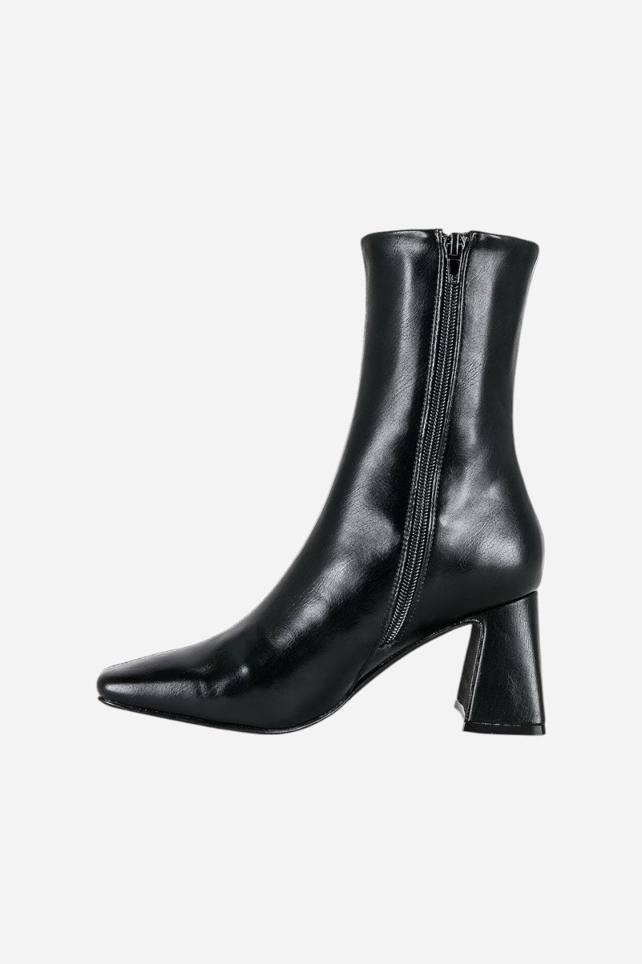 Jeffrey Campbell Jerema Ankle Boot in Black – flat lay