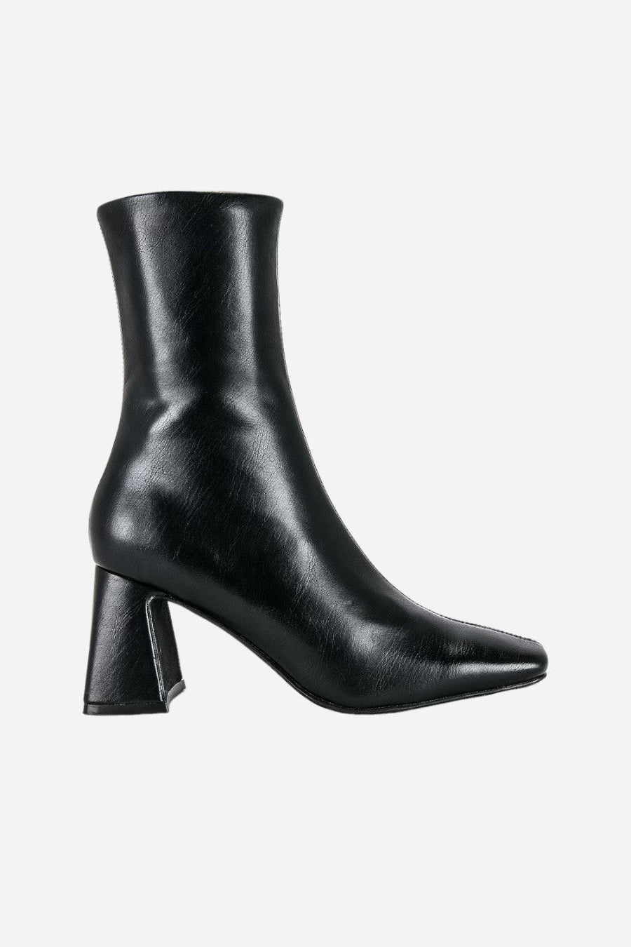 Jeffrey Campbell Jerema Ankle Boot in Black – front view