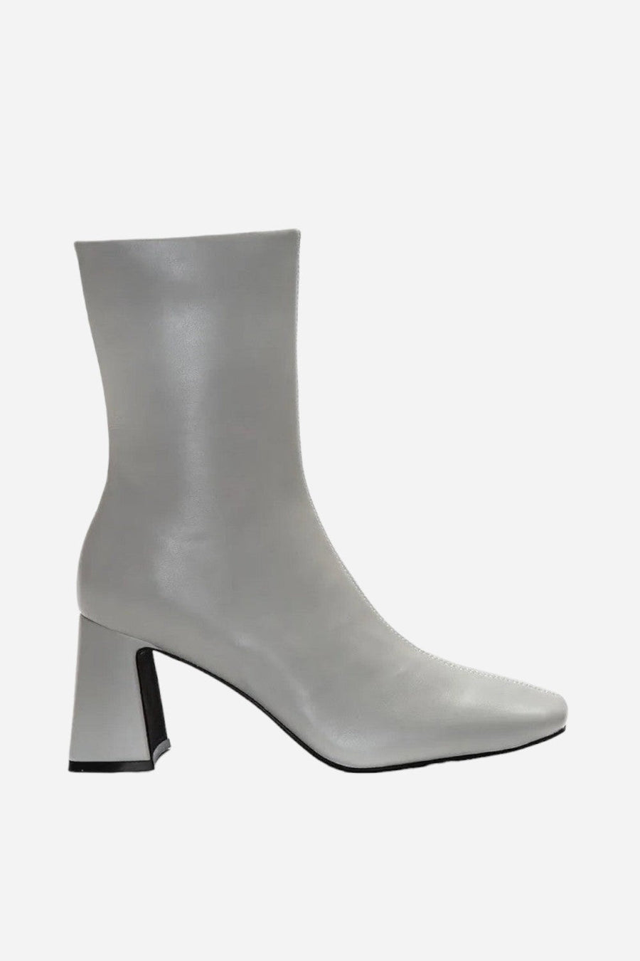 Jeffrey Campbell Jerema Ankle Boot in Grey – front view