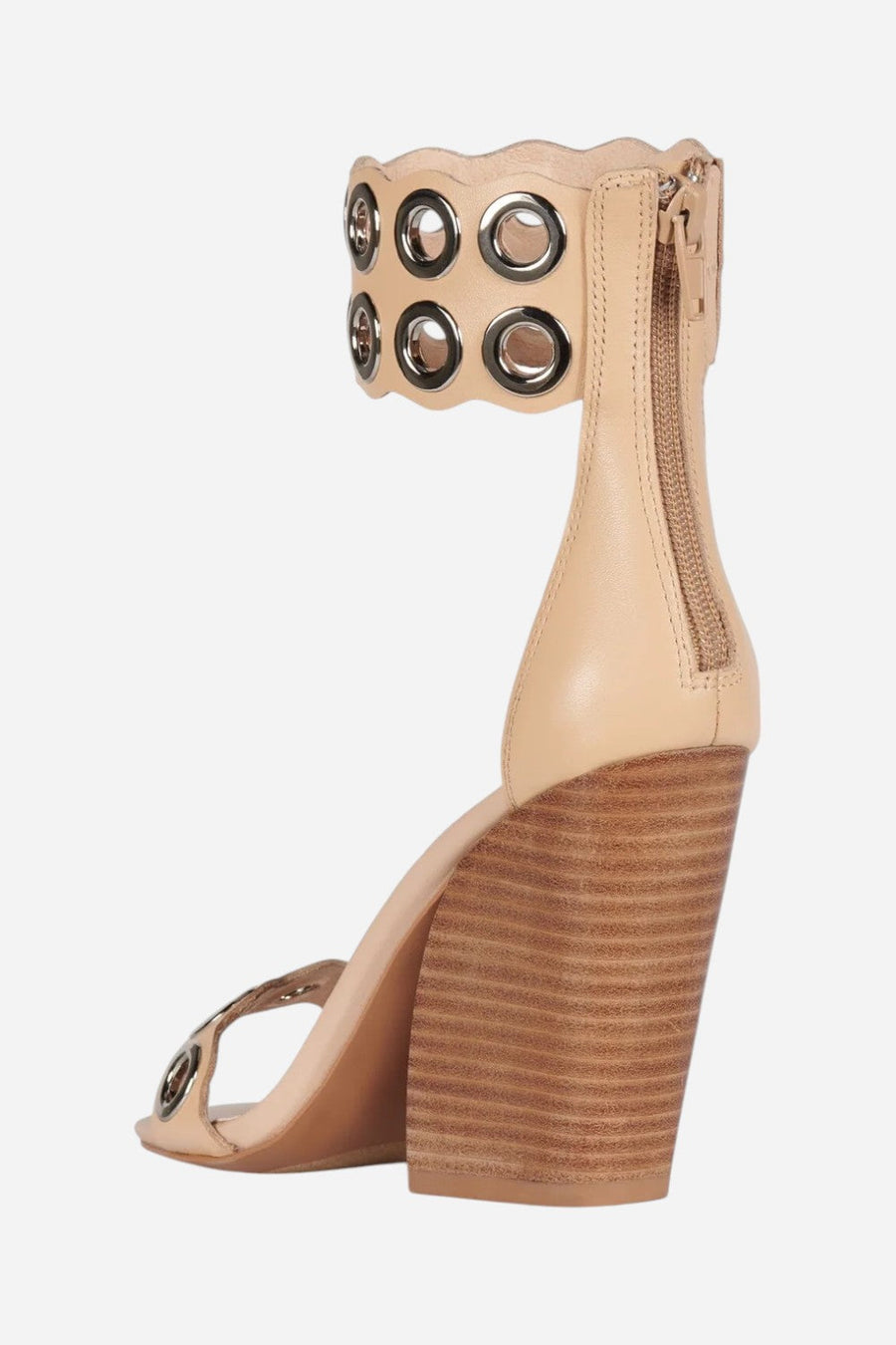 Jeffrey Campbell Julienne in Beige Silver – side view