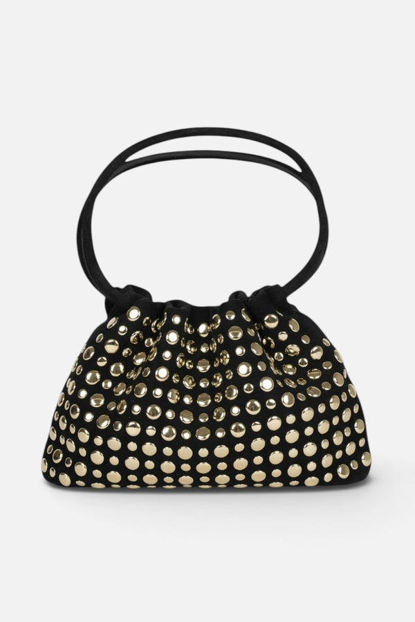 Jeffrey Campbell Lil-Brat in Black Suede Gold