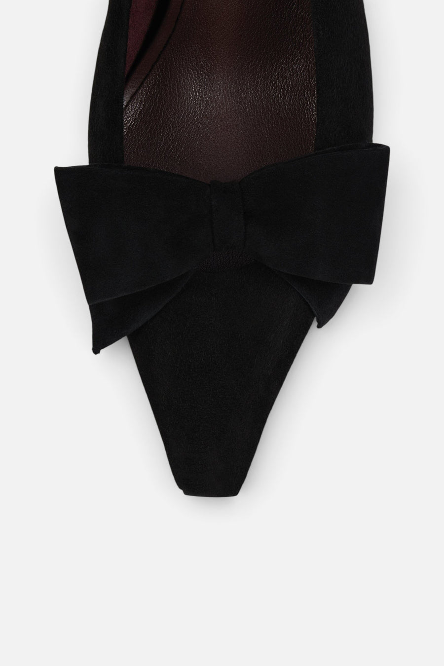 Jeffrey Campbell Manors Heel in Black Suede – detail