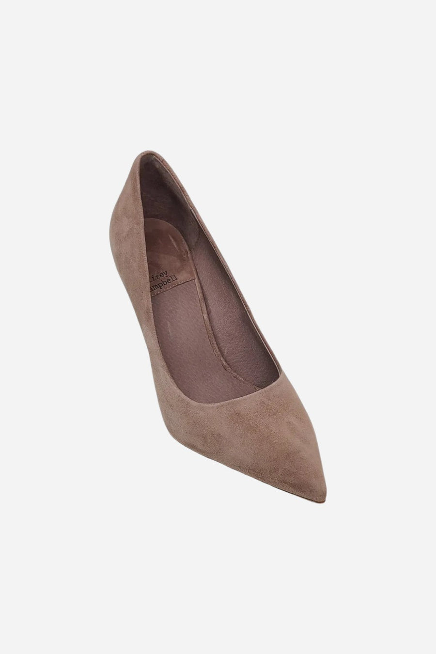 Jeffrey Campbell Nikia-2 High Heel Pump Brown Suede – back view