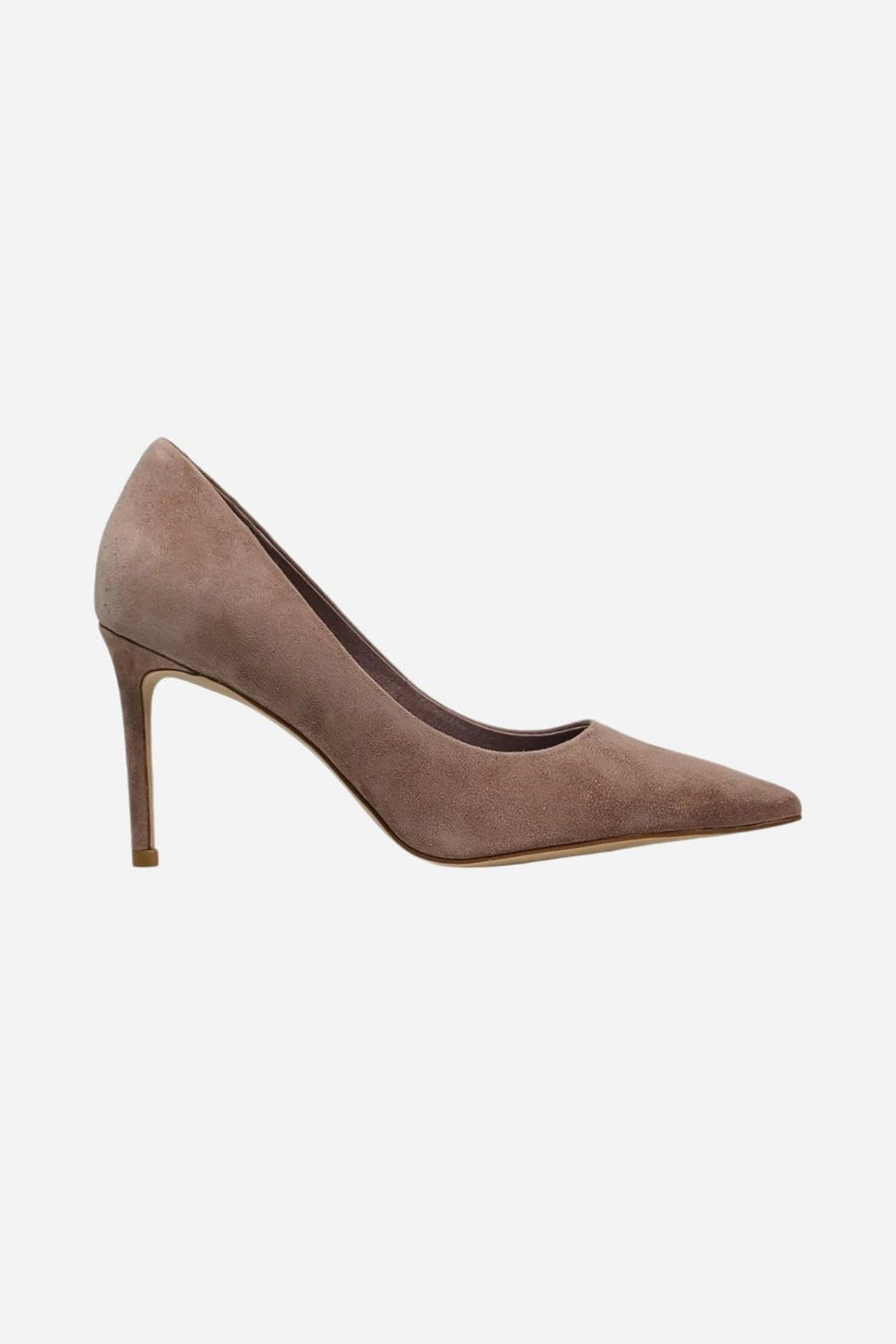 Jeffrey Campbell Nikia-2 High Heel Pump Brown Suede – front view