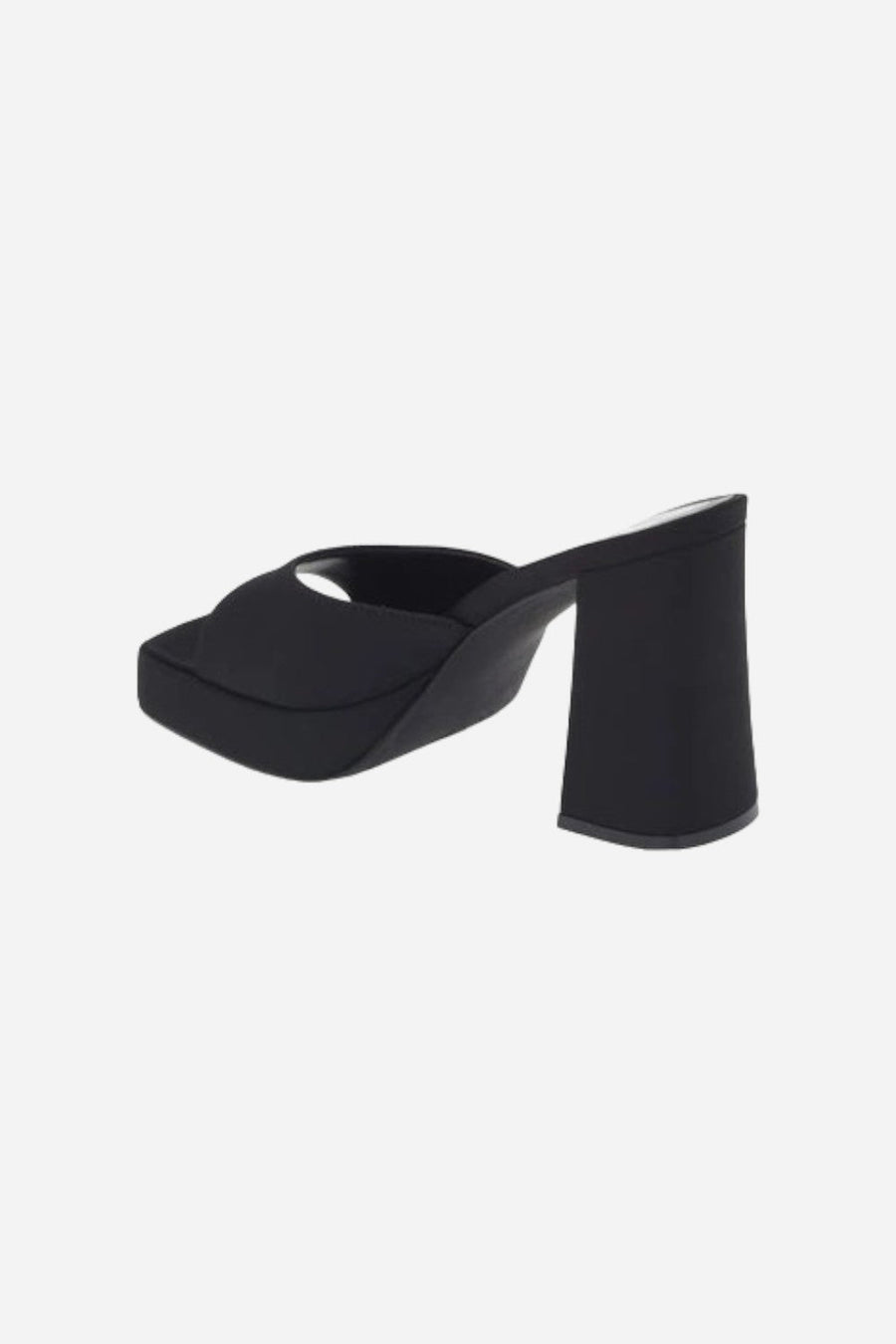 Jeffrey Campbell Ninety Platform Mule Black Neoprene – detail