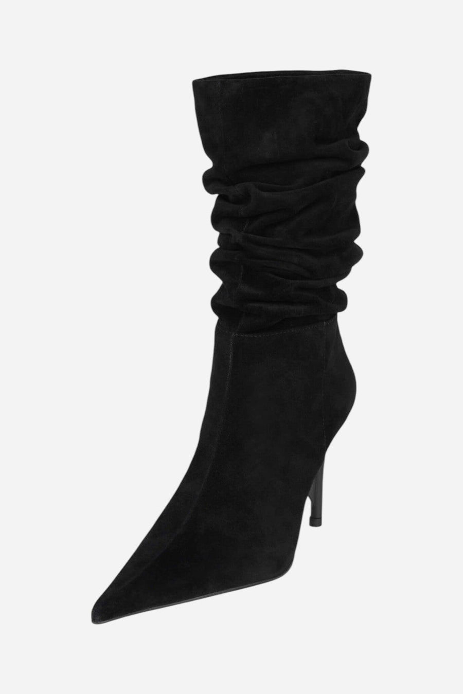 Jeffrey Campbell Opponent Slouch Boot in Black – back view