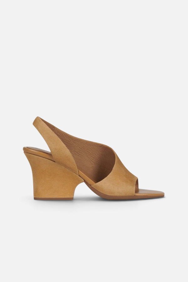 Jeffrey Campbell Pastiche Heel in Camel Suede