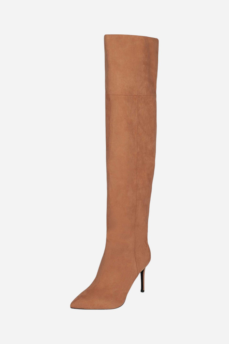 Jeffrey Campbell Pillar-H2 Thigh High Boot in Natural – back view