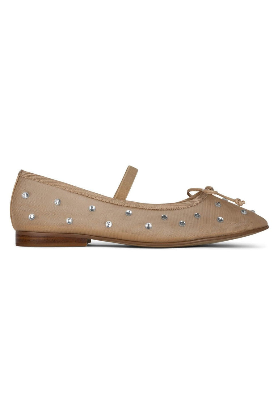 Jeffrey Campbell Releve-MJJ in Natural Mesh Clear Combo – back view