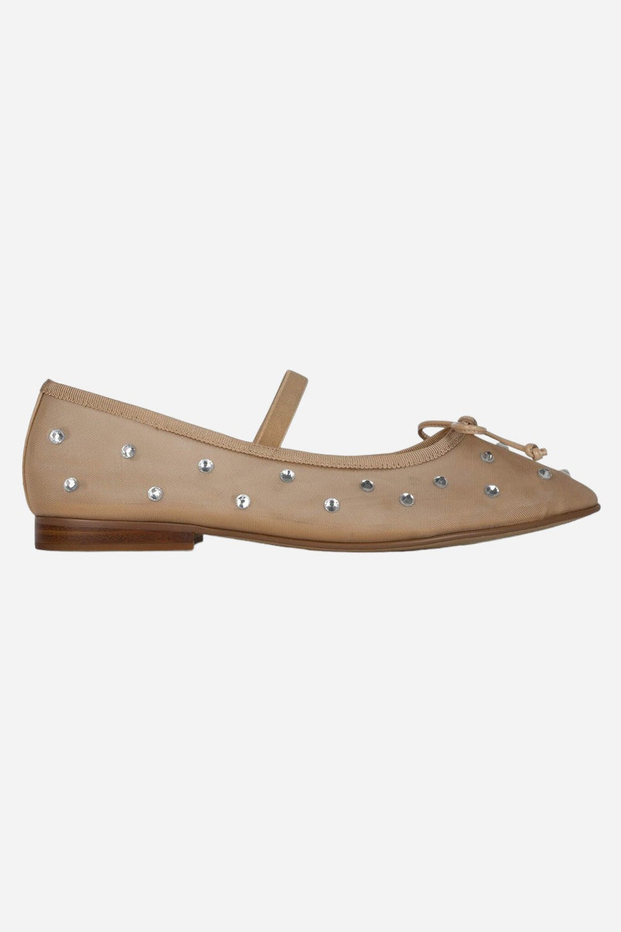Jeffrey Campbell Releve-MJJ in Natural Mesh Clear Combo – front view