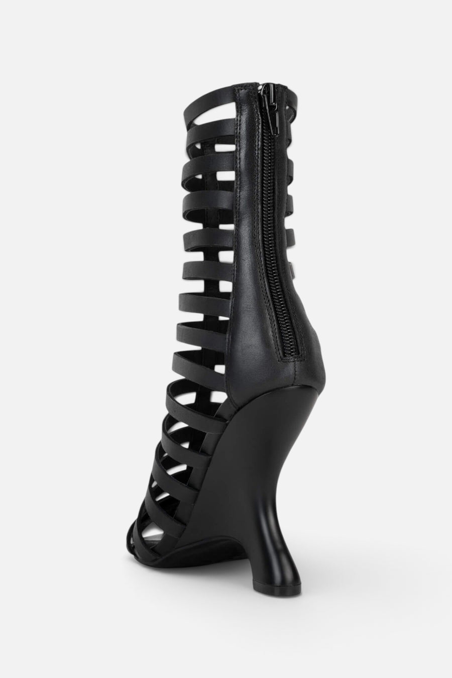 Jeffrey Campbell Santigold Gladiator Boots in Black – detail