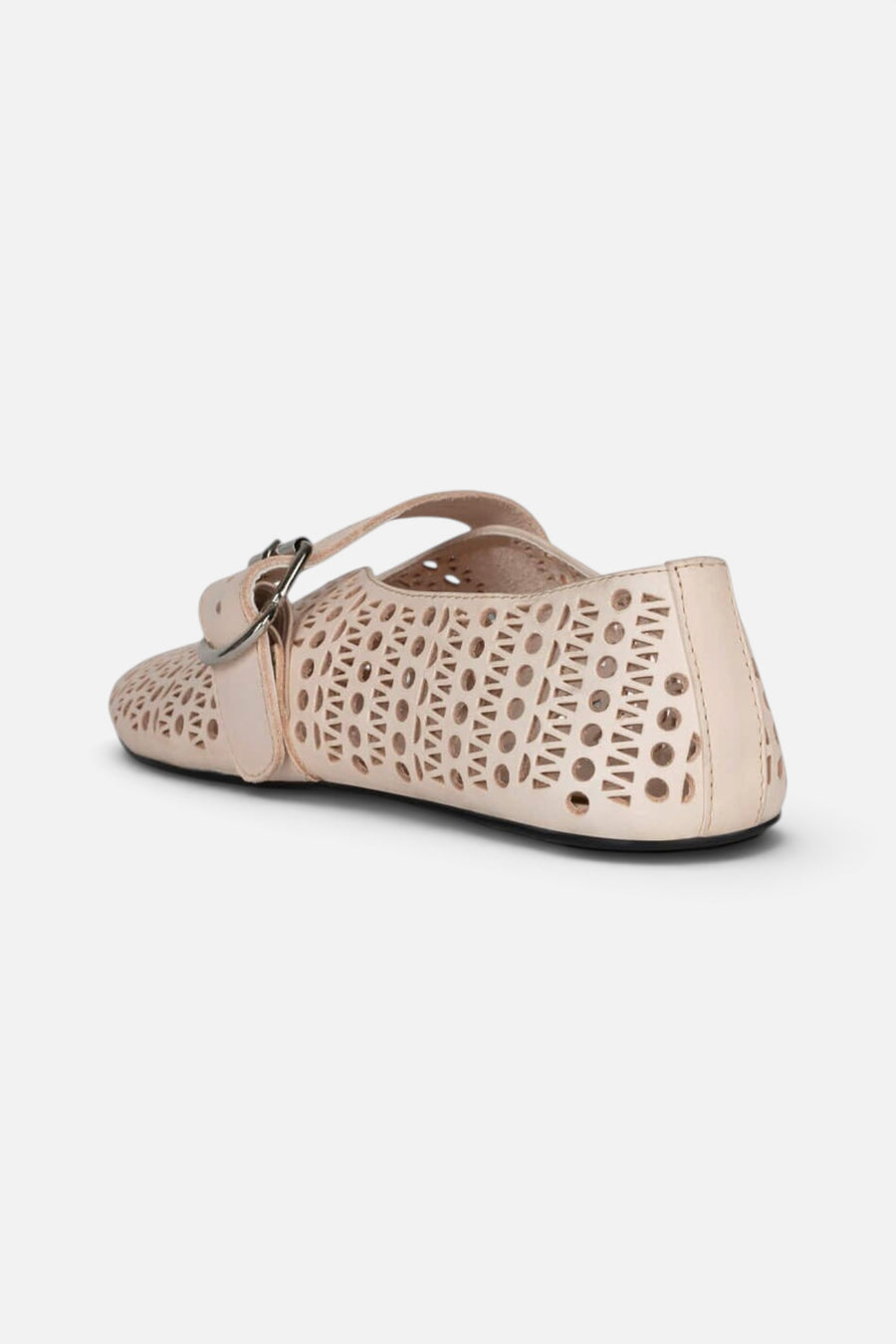 Jeffrey Campbell Shelly-LSR Flats in Natural – detail