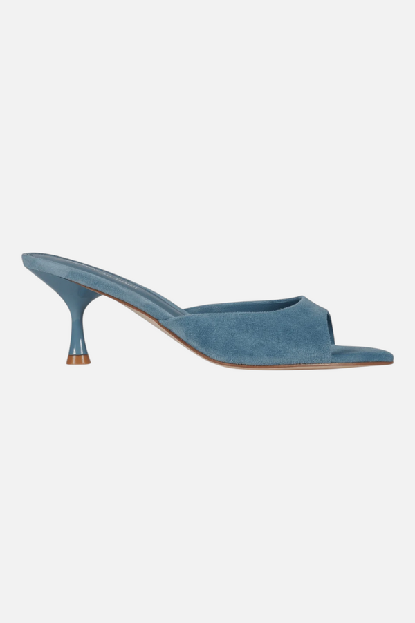 Jeffrey Campbell Spy-Kid Heel in Blue Suede