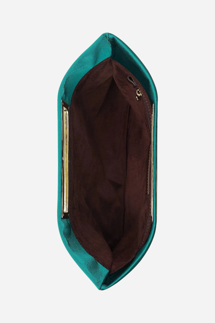 Jeffrey Campbell To-Go in Turquoise Satin – side view