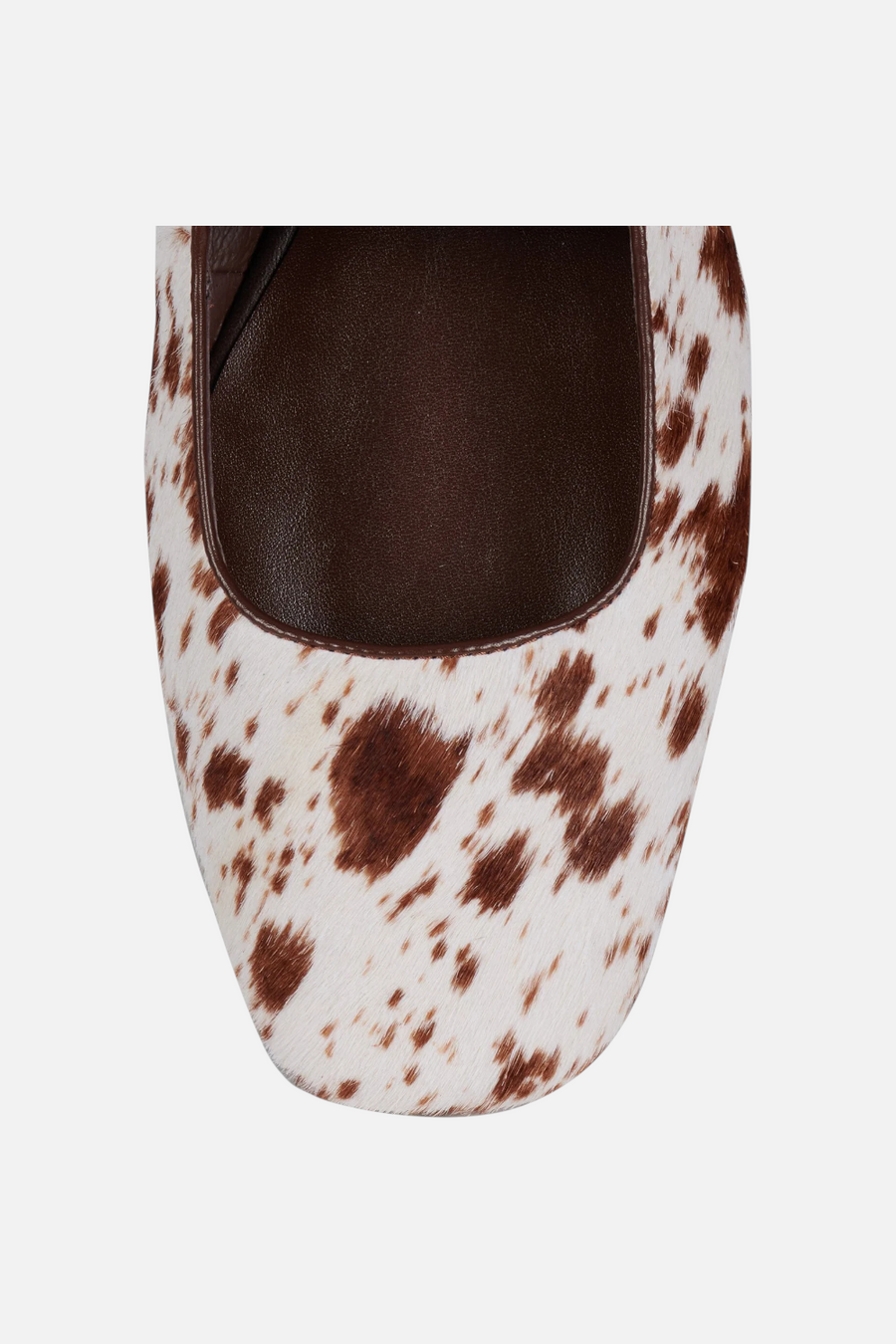 Jeffrey Campbell Women's Elise-2F Flats in Tan White Cow – detail