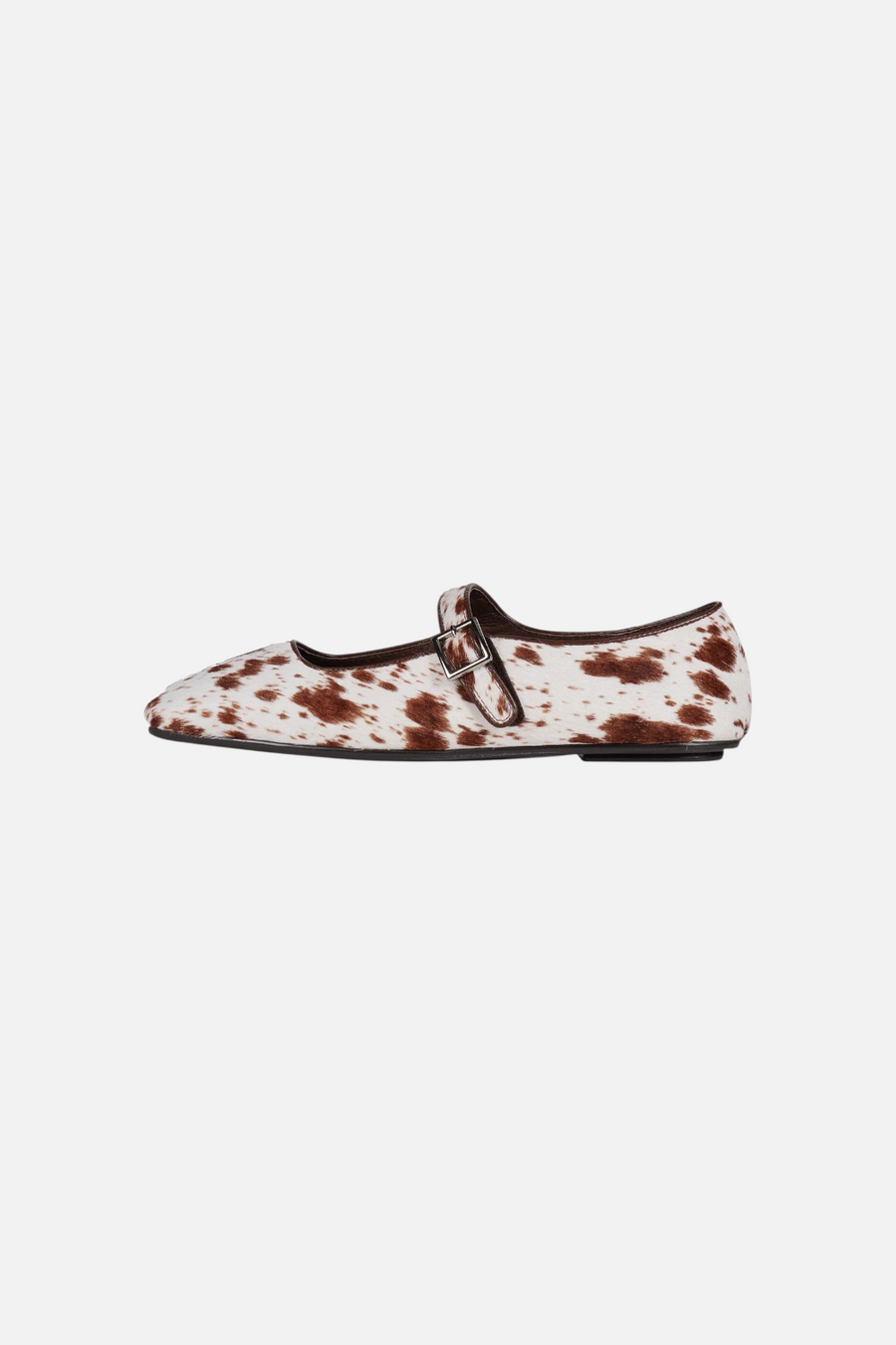Jeffrey Campbell Women's Elise-2F Flats in Tan White Cow – front view