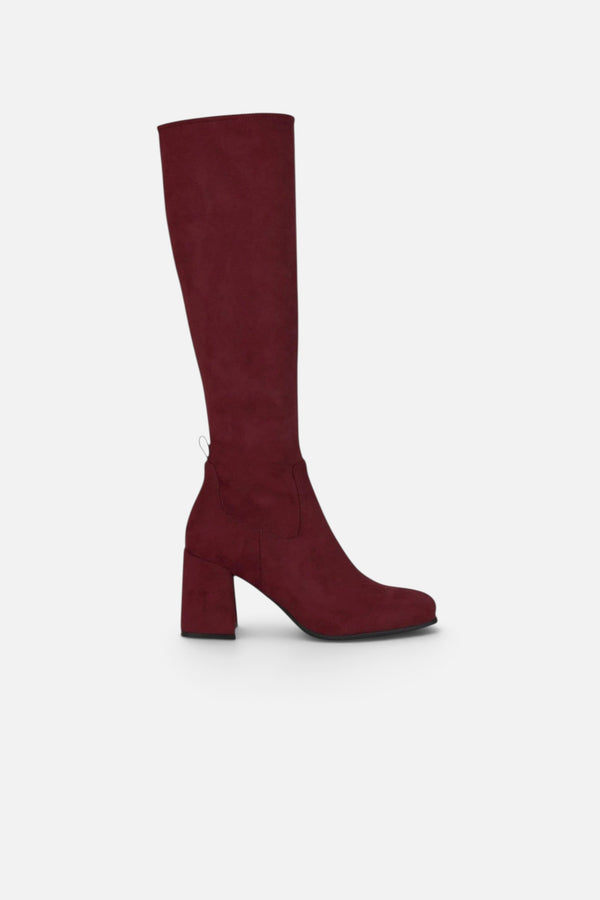 Jeffrey Campbell Women's Hotlava-K2 Boot in Wine Suede