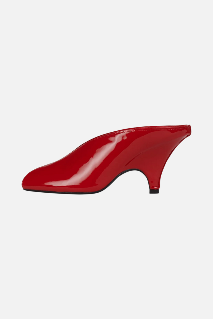 Jeffrey Campbell Women's Parler Heel in Red Patent – front view