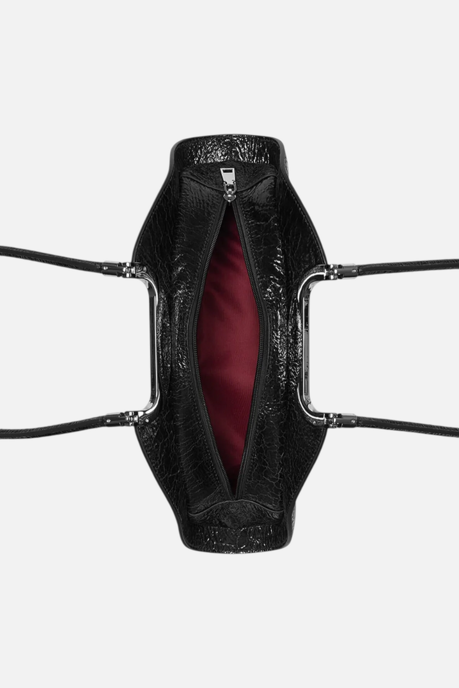 Jeffrey Campell Retrograde Shoulder Bag in Black – side view