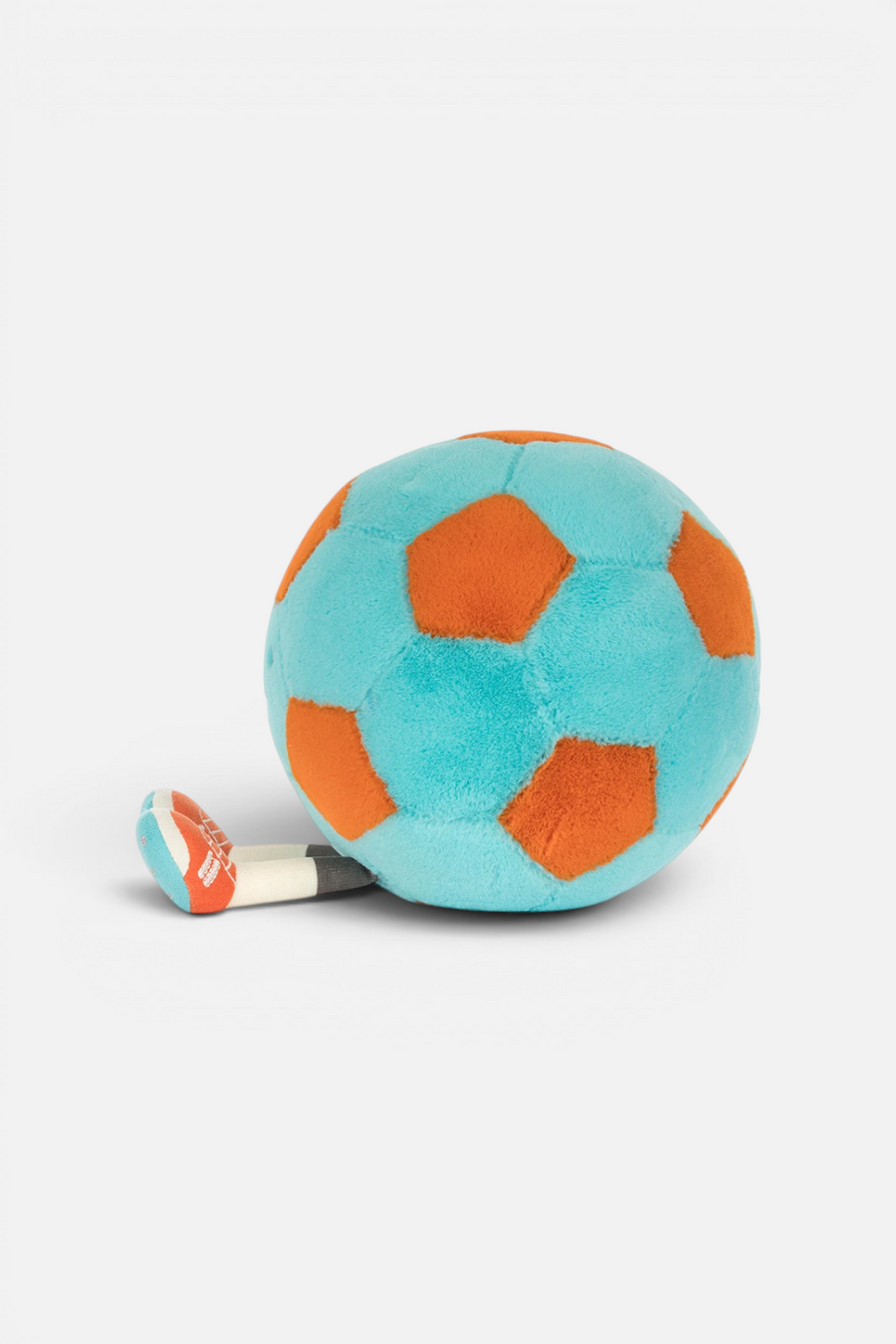 Jellycat Amsueables Sports Soccer Ball Plush Toy – side view