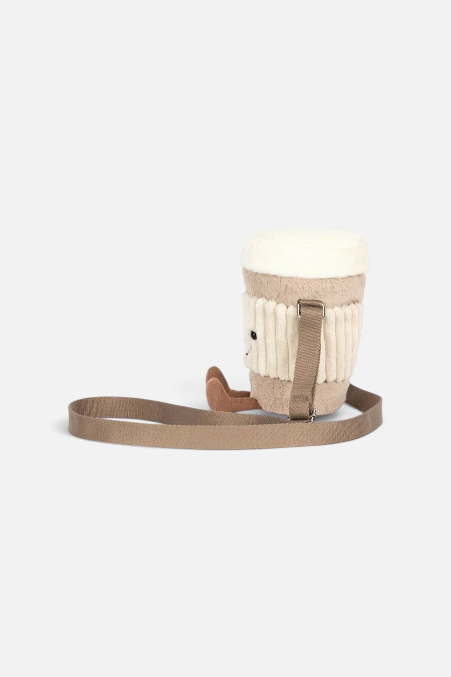 Jellycat Amuseables Perkle Coffee Shoulder Bag – side view