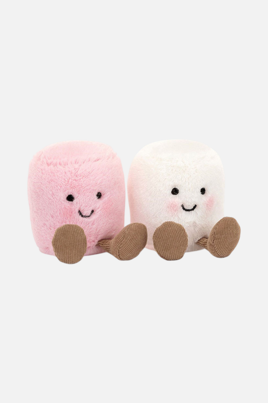 Jellycat Amuseables Pink & White Marshmallows – front view