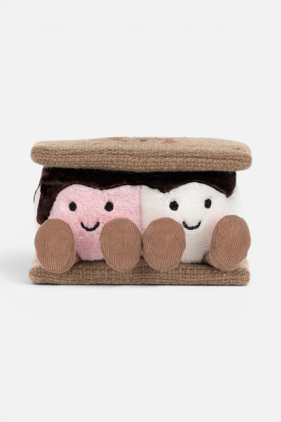 Jellycat Amuseables Smores Plush Toy – flat lay