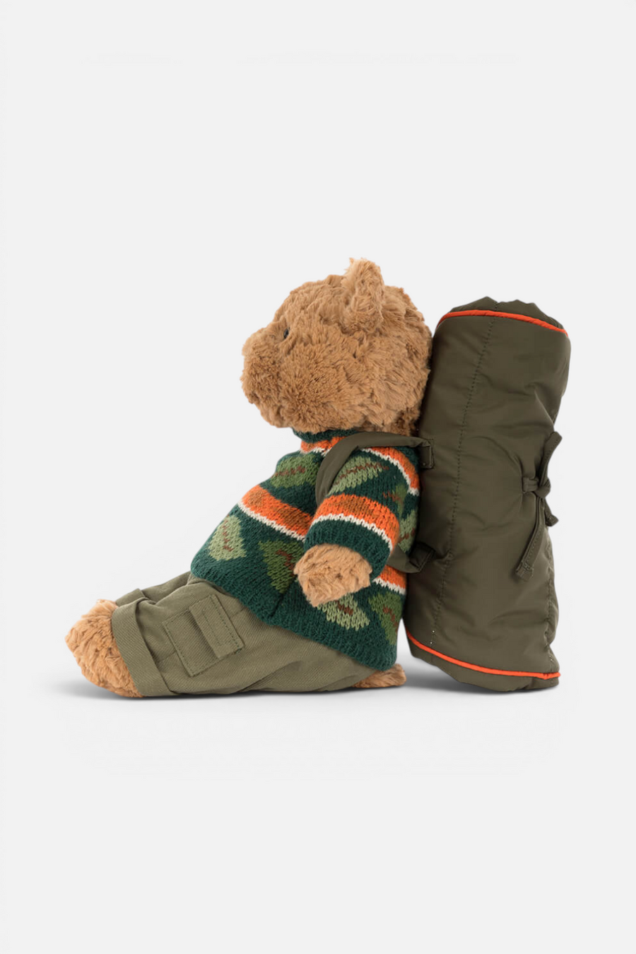 Jellycat Bartholomew Bear Hiking Plush Toy – side view