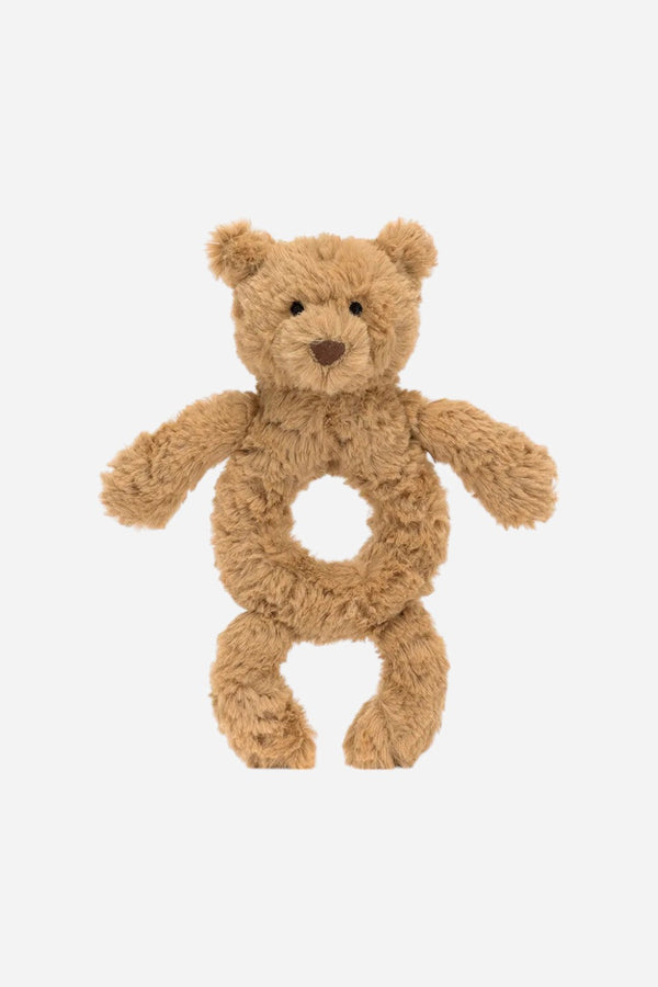 Jellycat Bartholomew Bear Ring Rattle